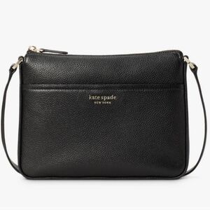 Kate Spade Run Around Medium Crossbody Pebbled Leather